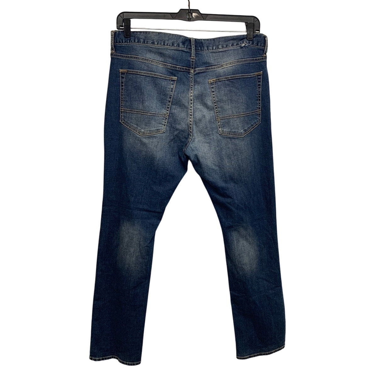 Arizona Jeans Mens 36X32 Flex Denim Slim Distressed Knee Straight Leg Blue Jeans