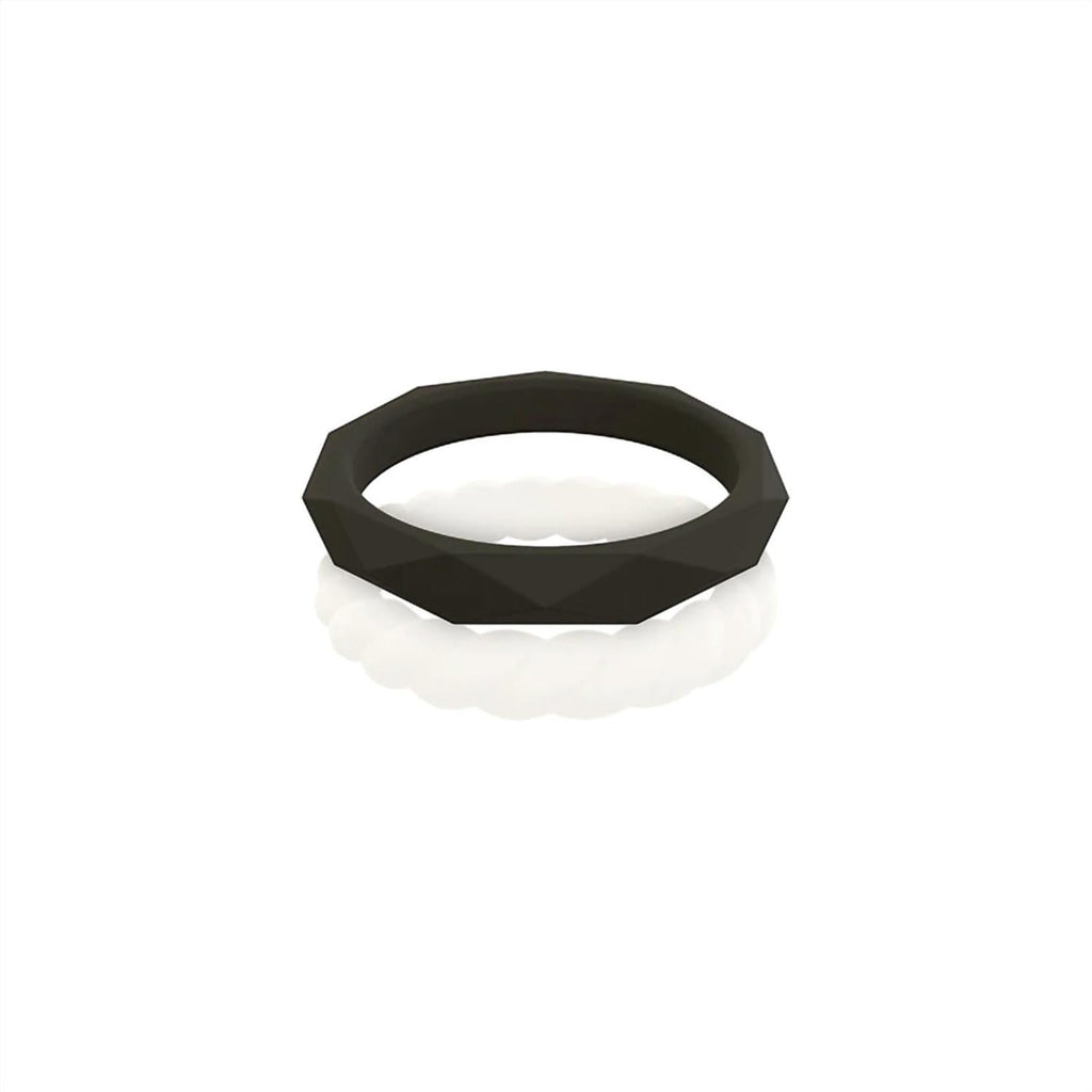 Women's Stackable Silicone Wedding Ring Set
