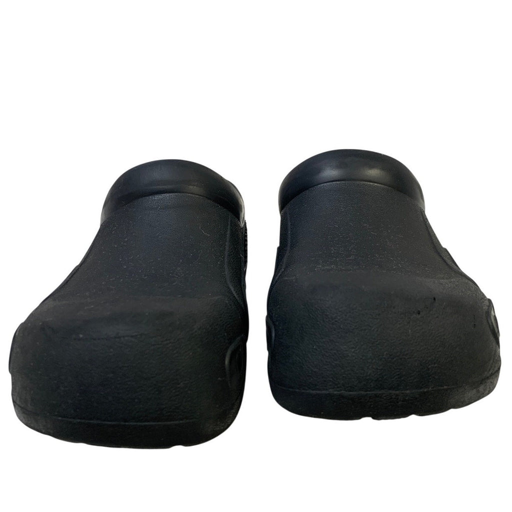 Vangelo Mens Size 10 Black Clog Slip On Closed Round Toe Waterproof Shoes