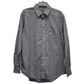 George Mens Large PolyCotton Long Sleeve Button Up Shirt w Front Pocket
