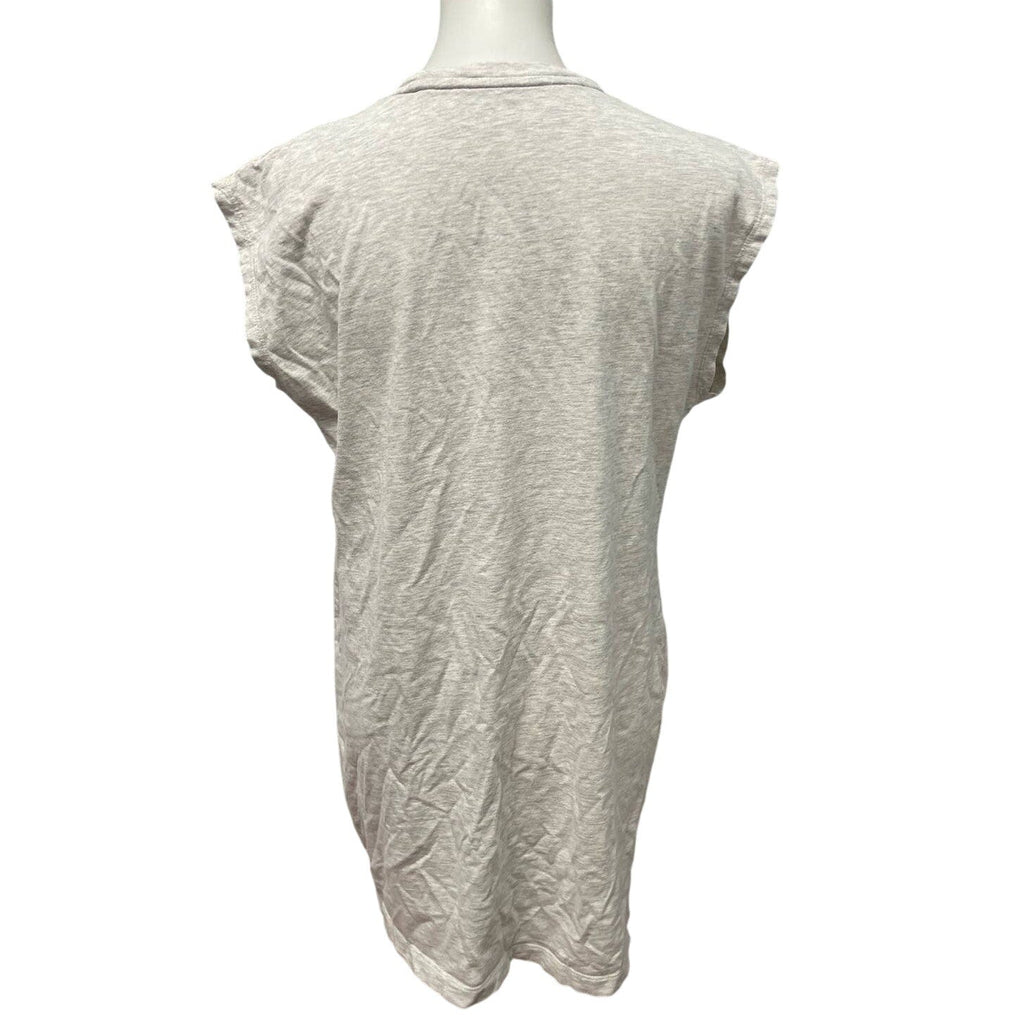 Calvin Klein Jeans Mens Large Gray Sleeveless Cotton Blend Tee Shirt Tank Top