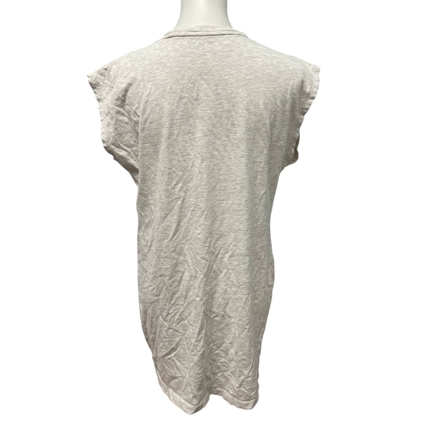 Calvin Klein Jeans Mens Large Gray Sleeveless Cotton Blend Tee Shirt Tank Top