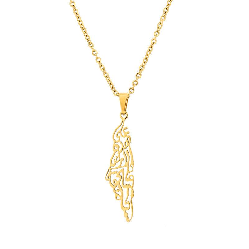 PALESTINE GEO NECKLACE