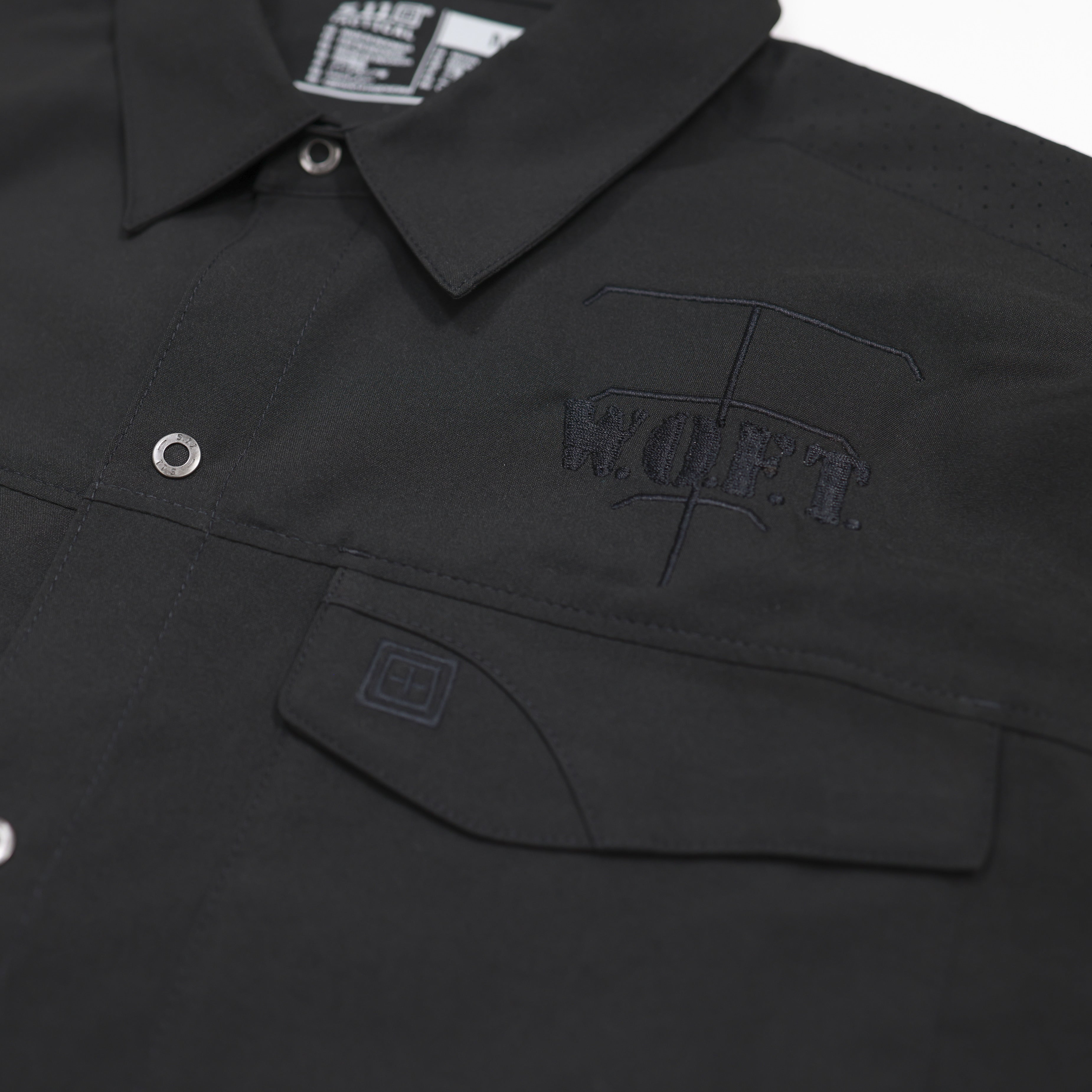 5.11 Mens Freedom Flex Short Sleeve Polo - Black