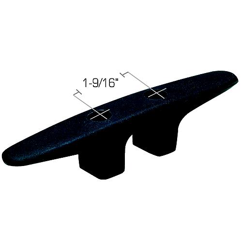 Seachoice 6" Black Plastic Cleat