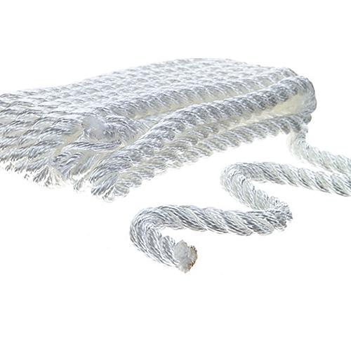 Seachoice High Quality Dock Rope for Boating - 3-Strand Twisted Nylon Line, 5/8-Inch x 25 Feet, White