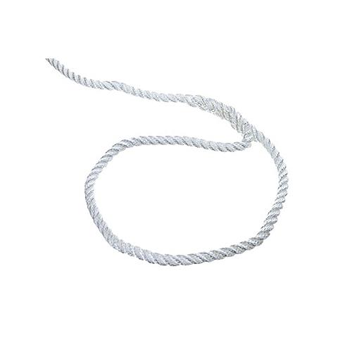 Seachoice High Quality Dock Rope for Boating - 3-Strand Twisted Nylon Dock Line, 3/8-Inch x 25 Feet, White