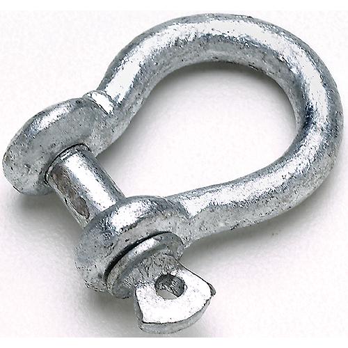 Seachoice 43061 Galvanized Anchor Shackle, 5/16 in., 1,650 Lbs. Max Load, Pack of 2