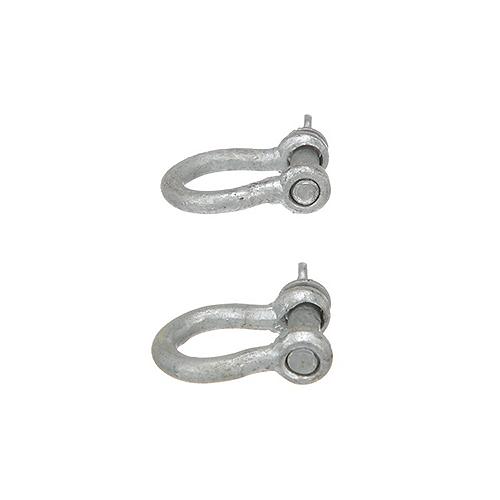 Seachoice 43061 Galvanized Anchor Shackle, 5/16 in., 1,650 Lbs. Max Load, Pack of 2