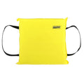 Yellow Cloth Back Foam Cushion USCG approved