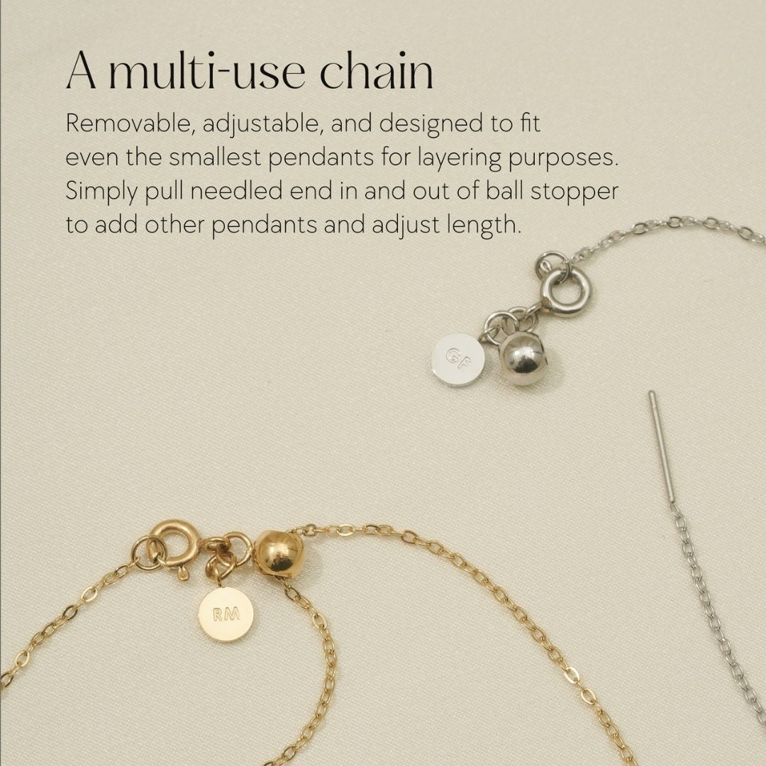 Paw Print - Cremation Necklace for Dog & Pet Ashes - Rose Gold