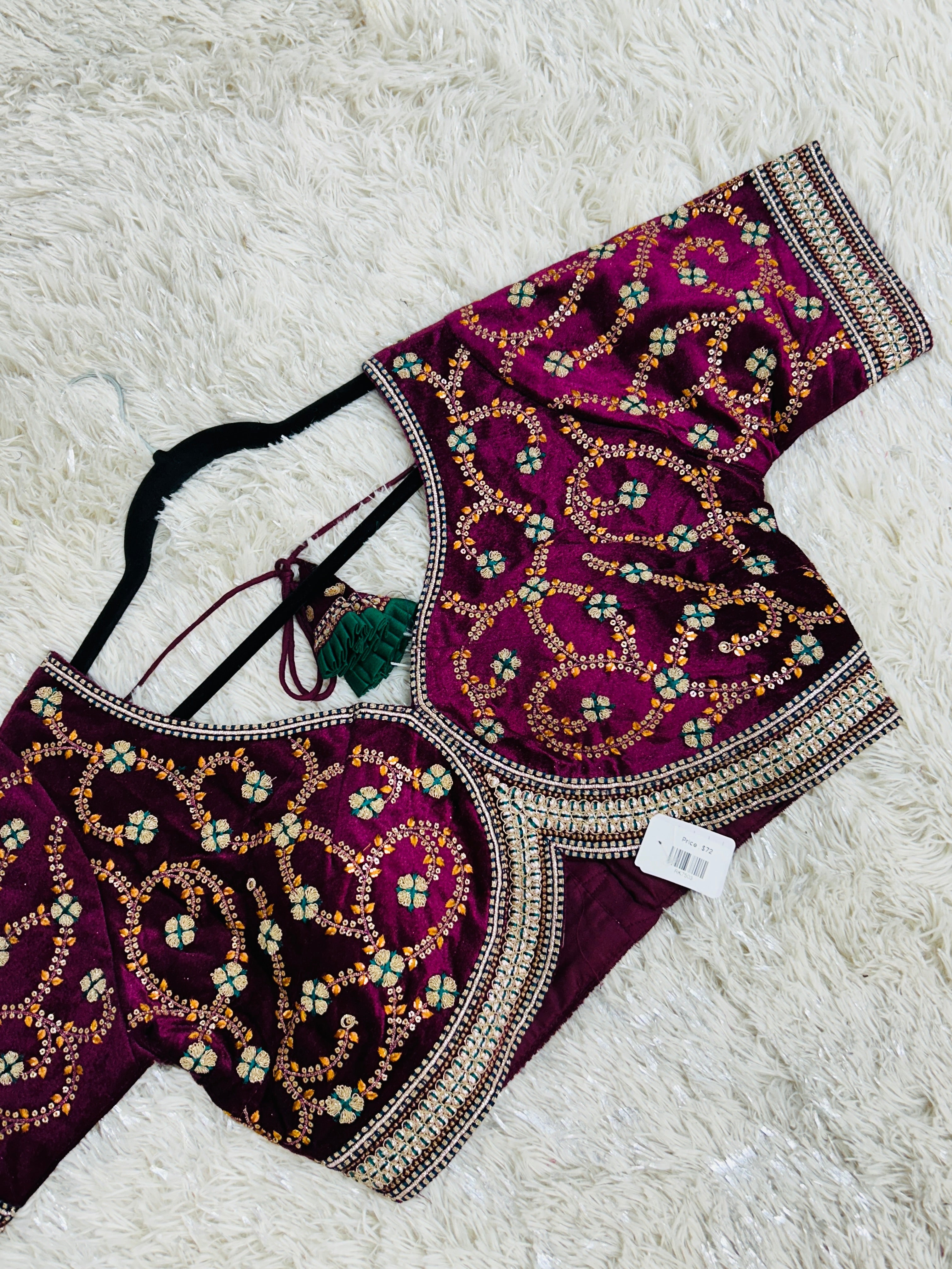 Velvet blouse