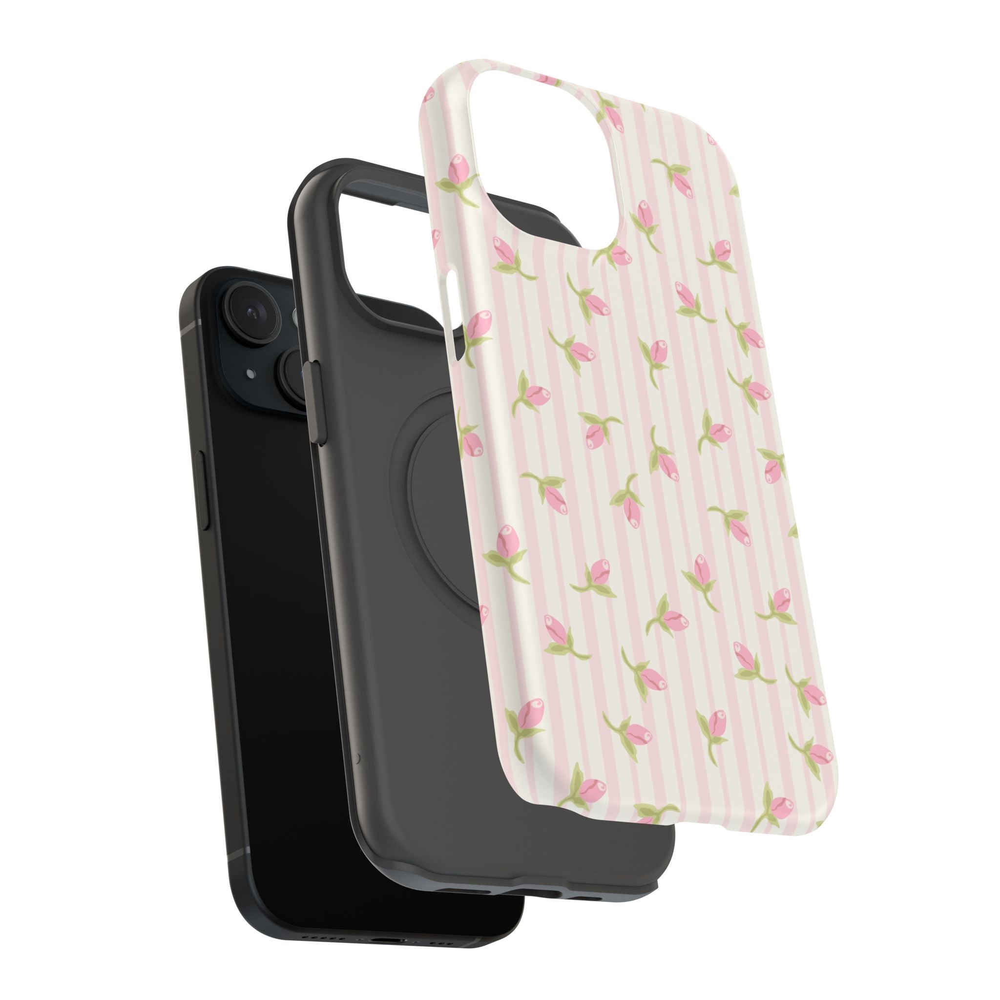 Customizable: Floral Impact-Resistant Phone Case