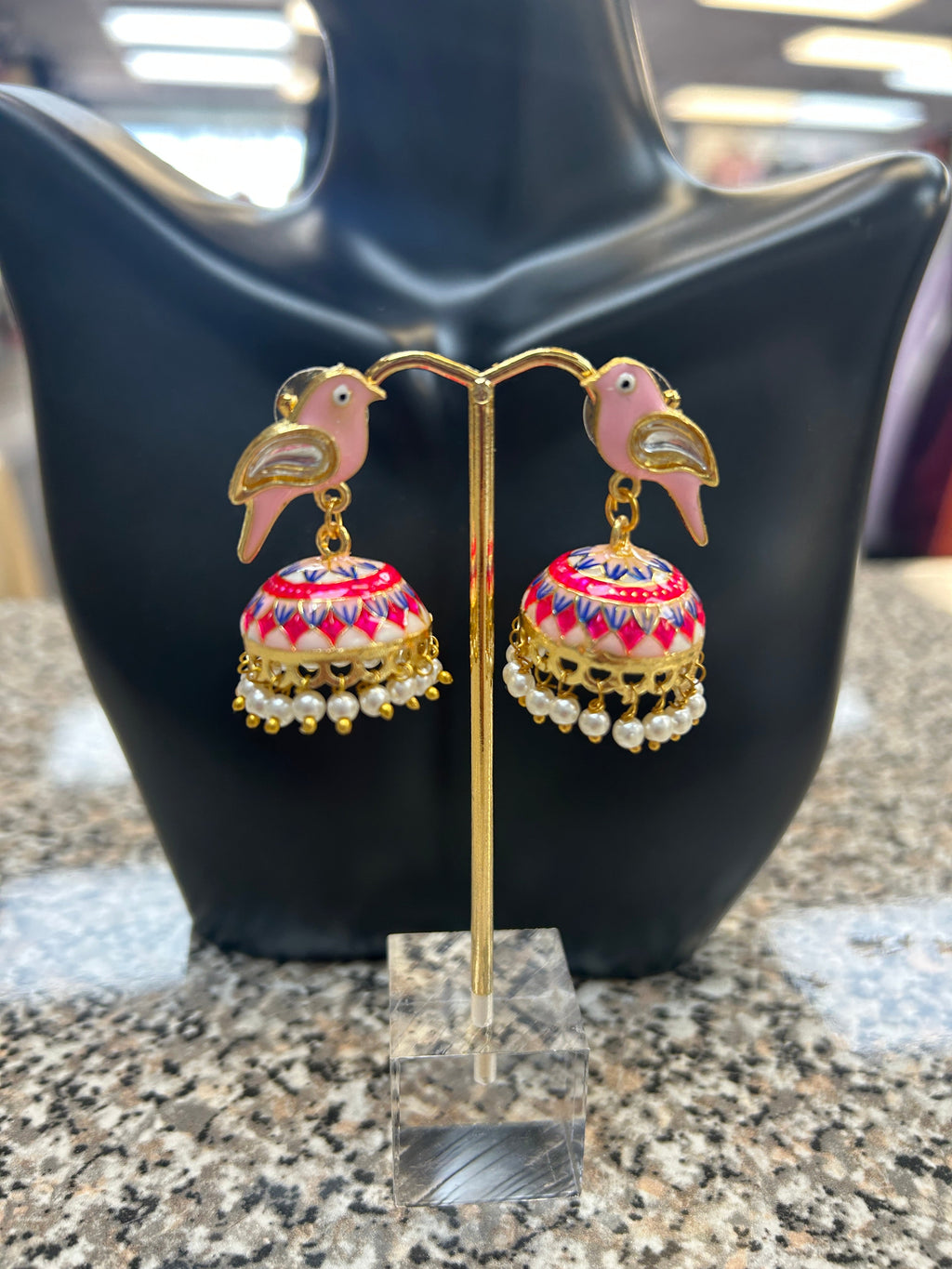 Parrot jhumki