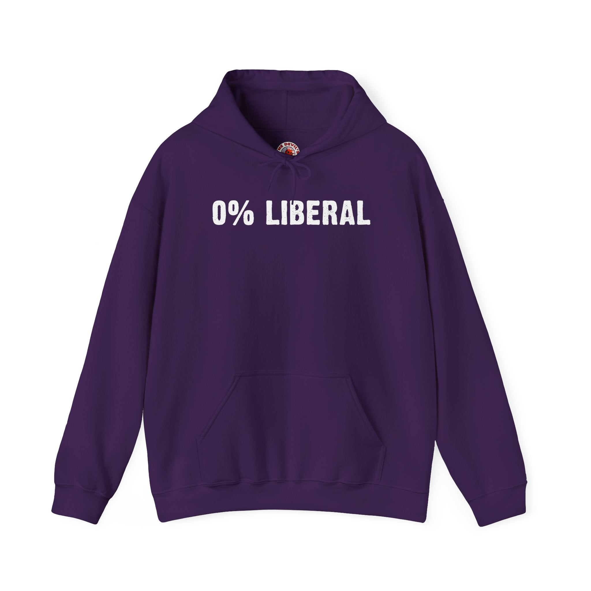 0% Liberal Hooded Sweatshirt