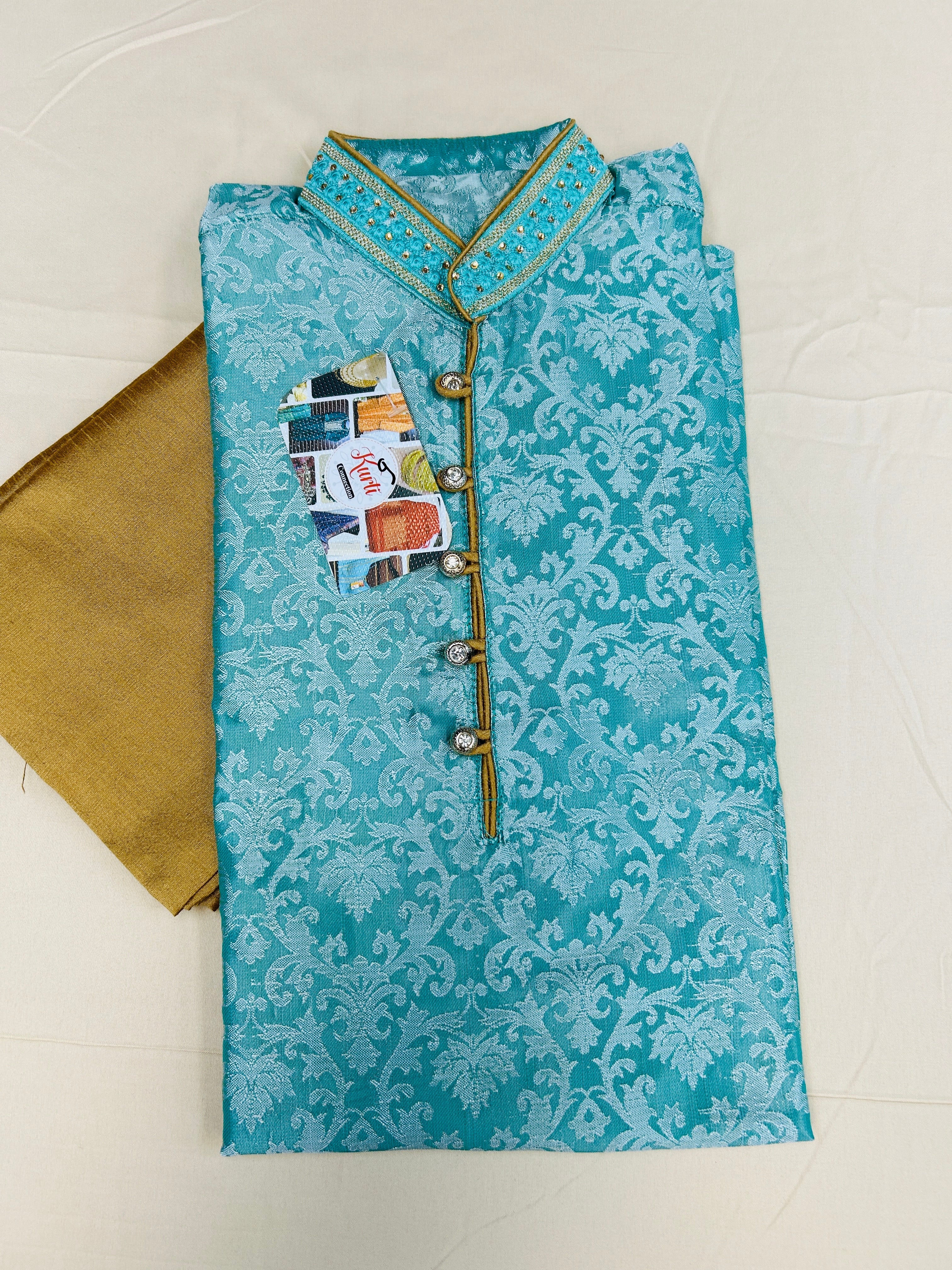 Silk kurta set for boys