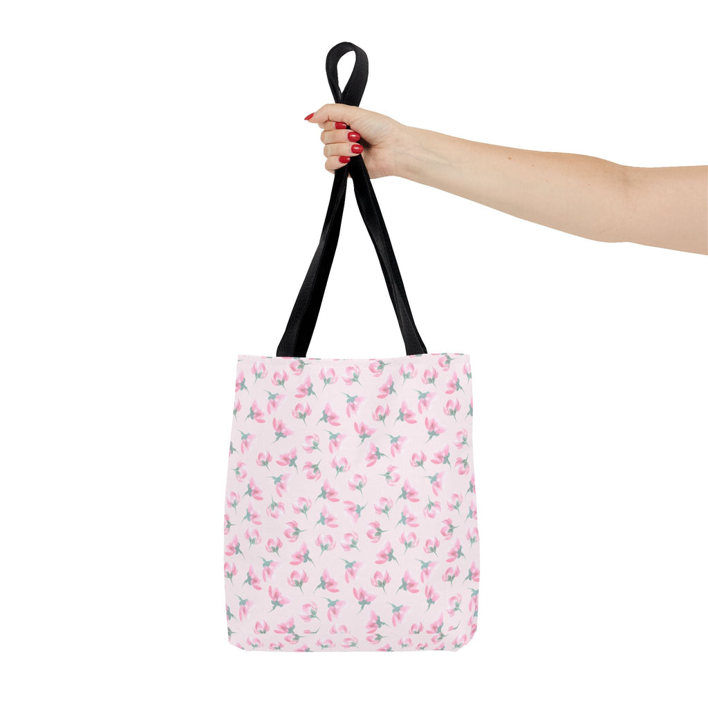 Customizable: Chic Floral Tote Bag, Versatile Shopping Bag, Pretty Grocery Tote, Cute Beach Bag, Stylish Gift for Her