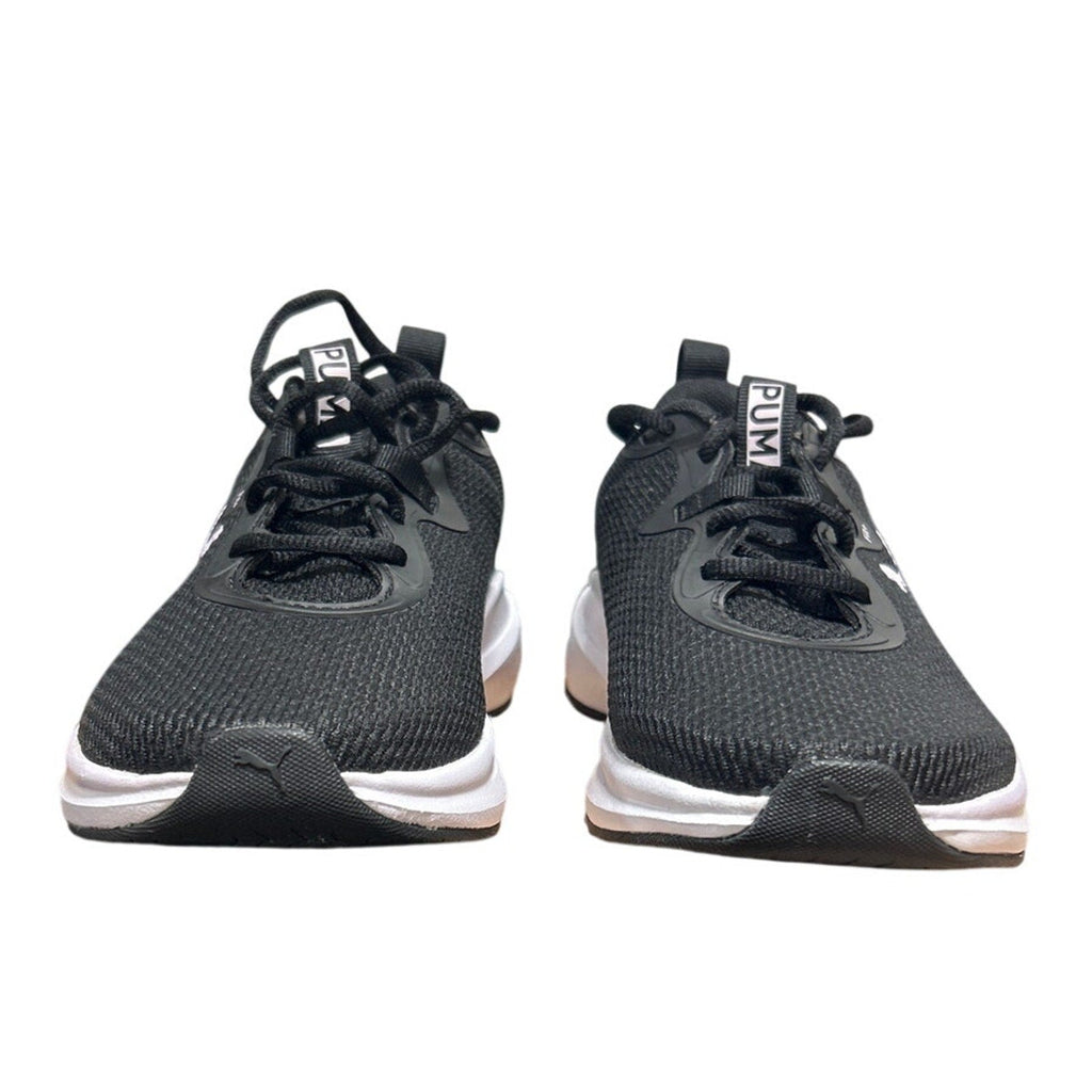 Puma Womens Size 6.5 Black White Lace Up Skyrocket Sneaker Athletic Tennis Shoes
