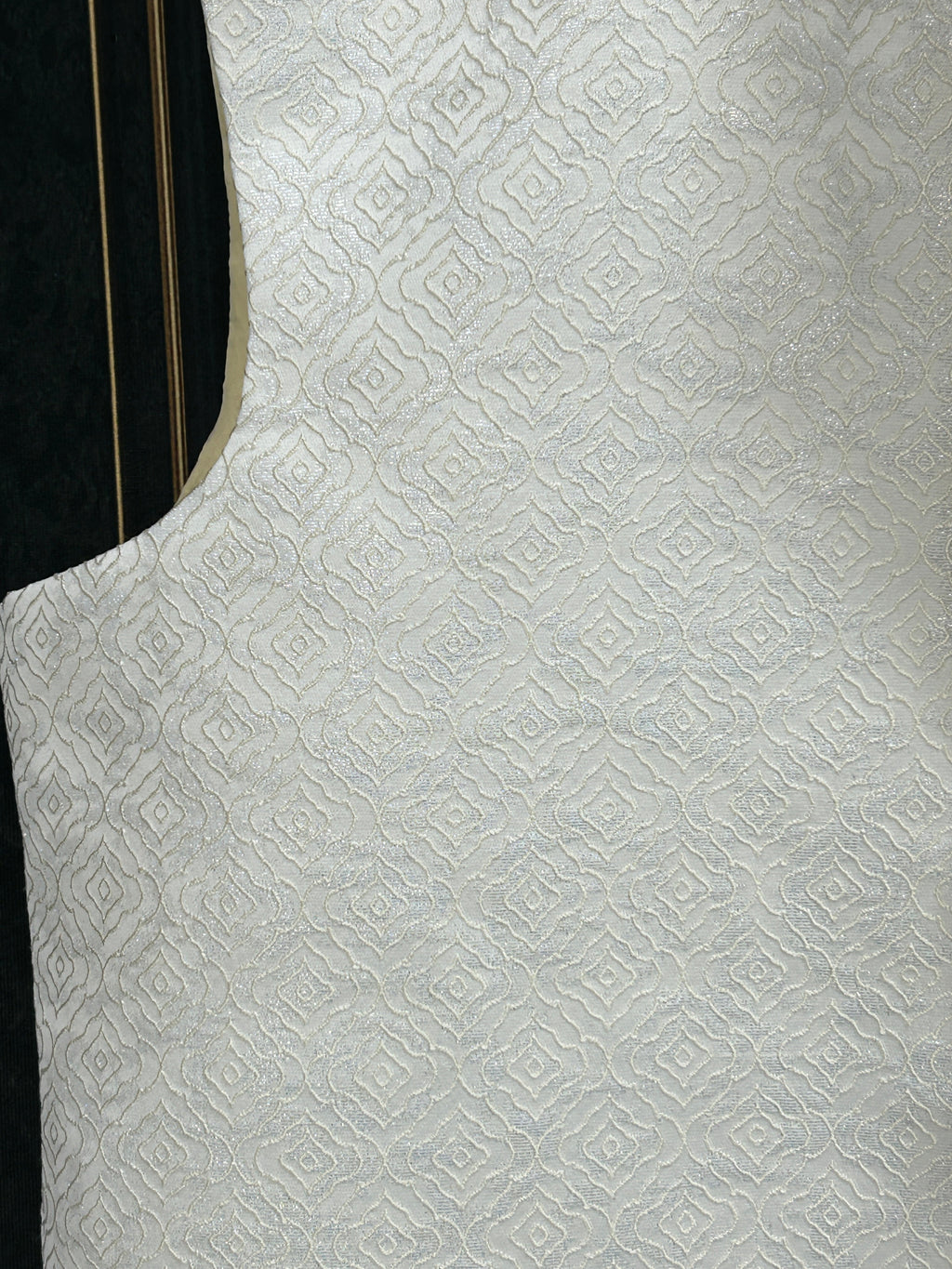 Silk vests for men | half jacket / kurta : Grey