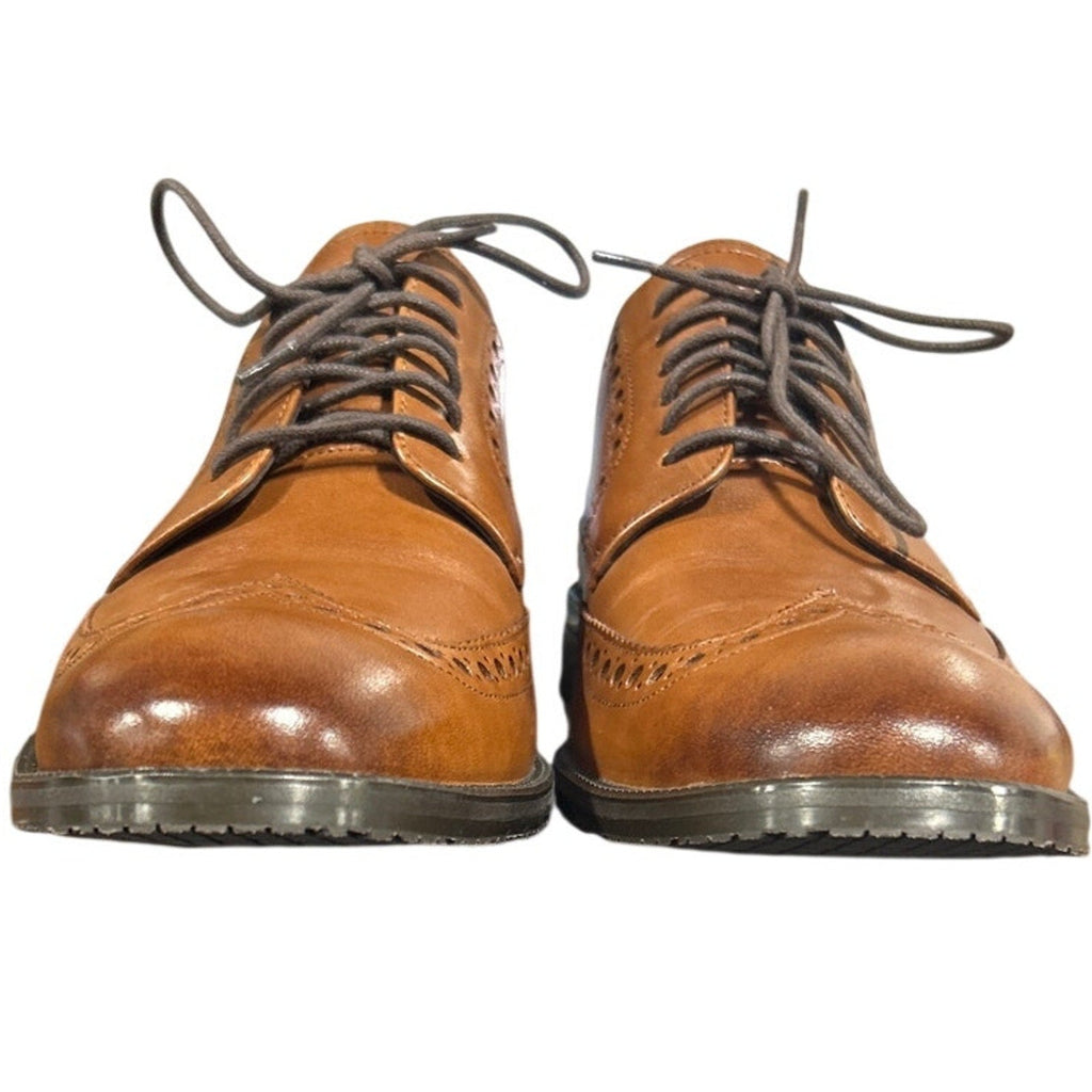 New W Box Cole Haan Mens Size 10 British Tan Leather Wing Oxford Grand 360 Shoes