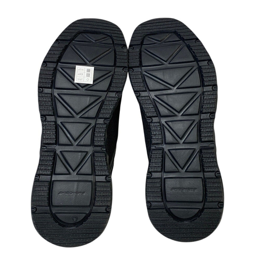 New In Box Skechers Mens Size 9 Black Mesh Hands Free Swift Fit Athletic Shoes
