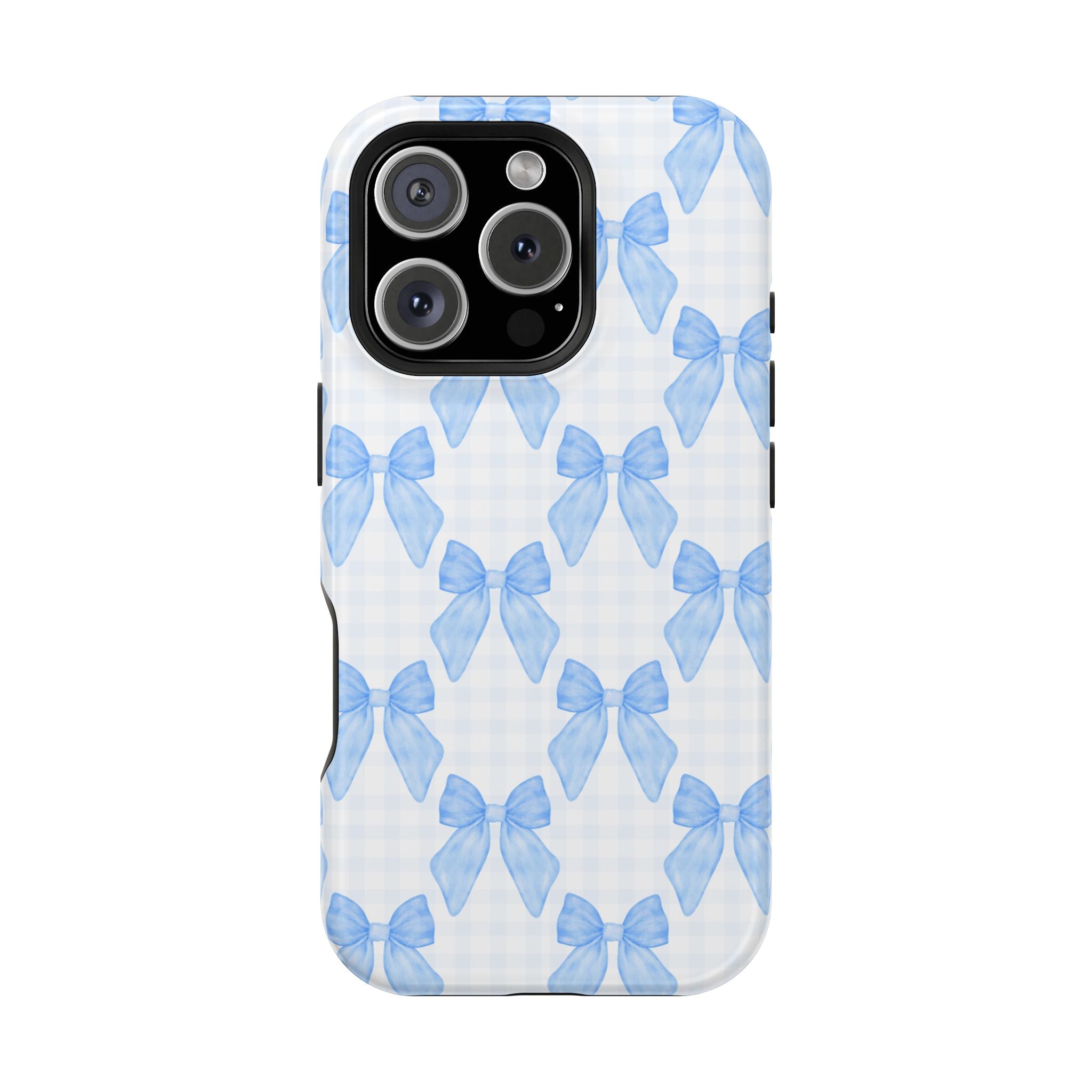 Customizable: Charming Bow Pattern Phone Case
