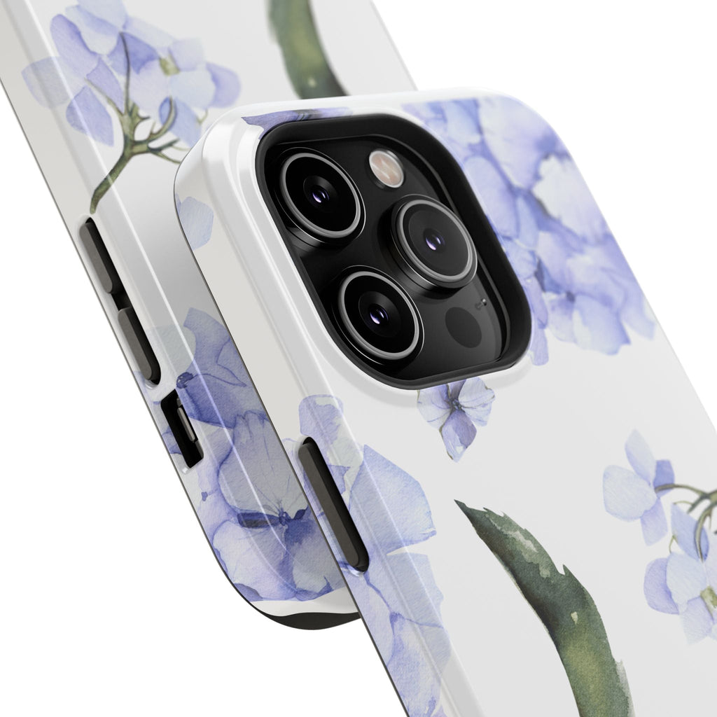 Customizable: Floral Purple Hydrangea Impact-Resistant Phone Case