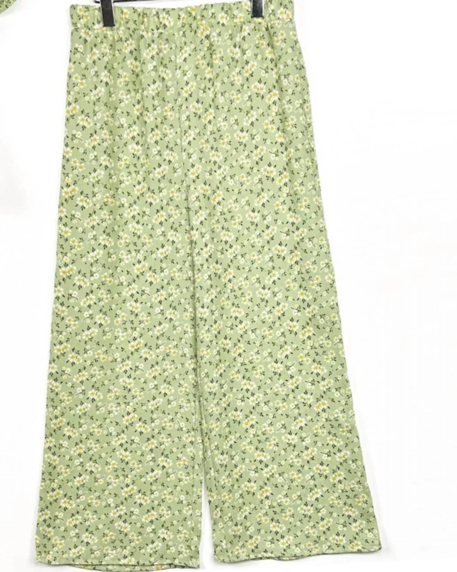 Girls' Flutter Sleeve Floral Pant Set