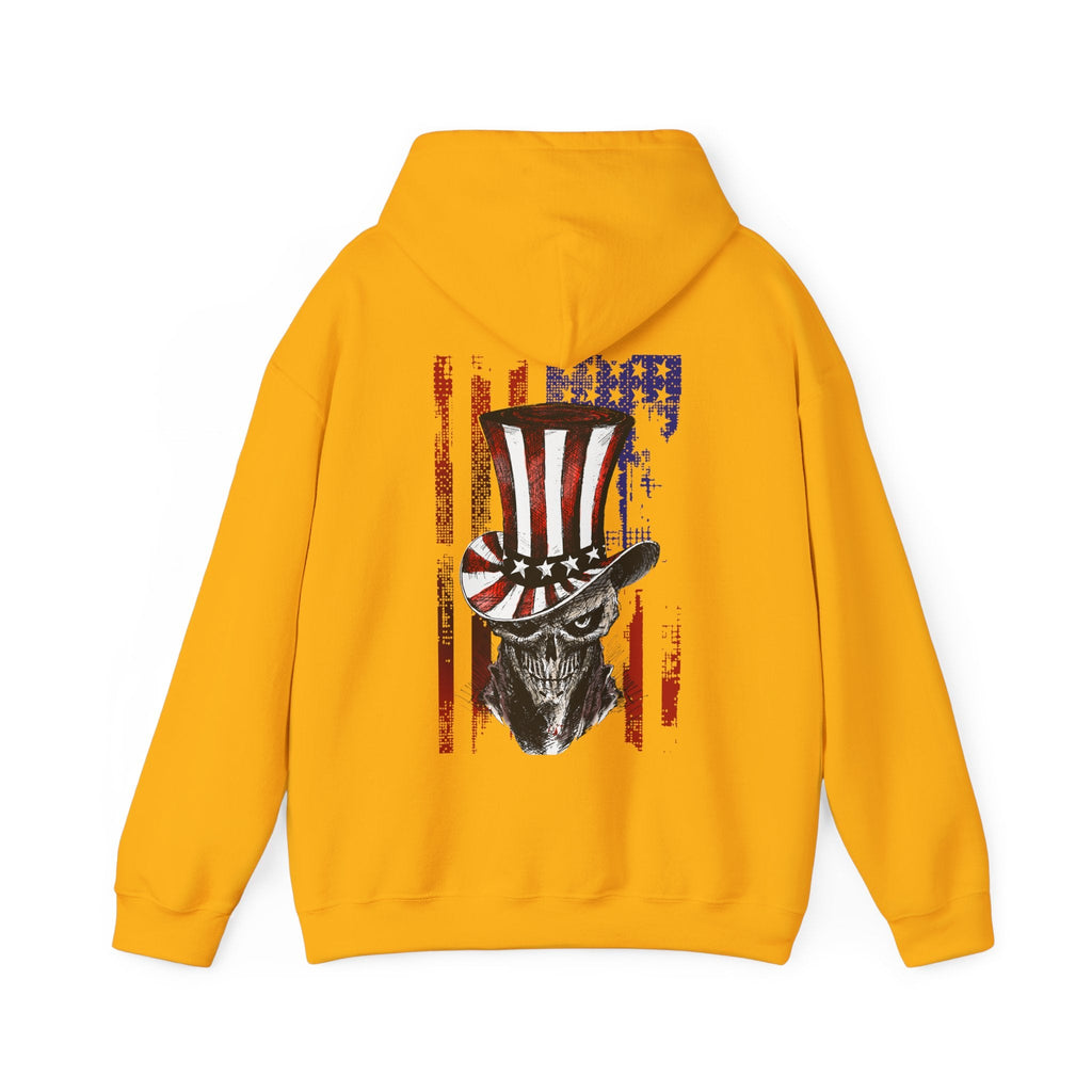 Patriotic Skull Hooded Sweatshirt