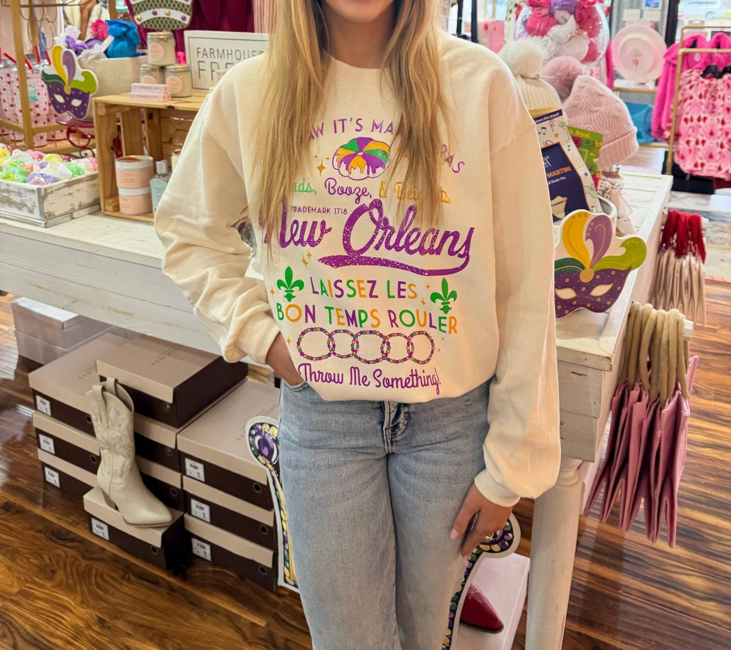 New Orleans Sweatshirt Top