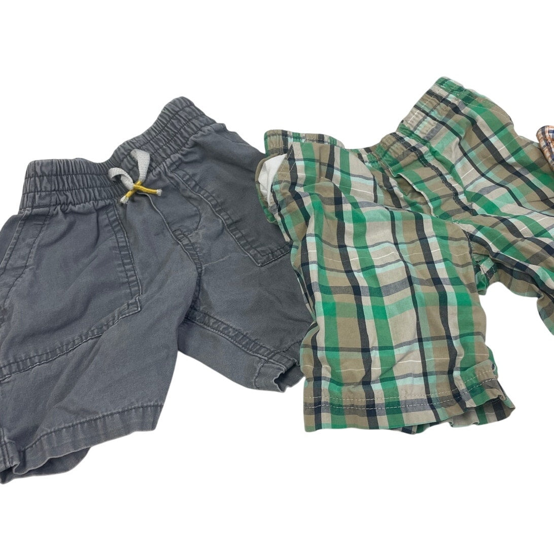 Lot of 4 Boys 2T Plaid Koala Baby Garanimals Elastic Waist Board Shorts Shorts