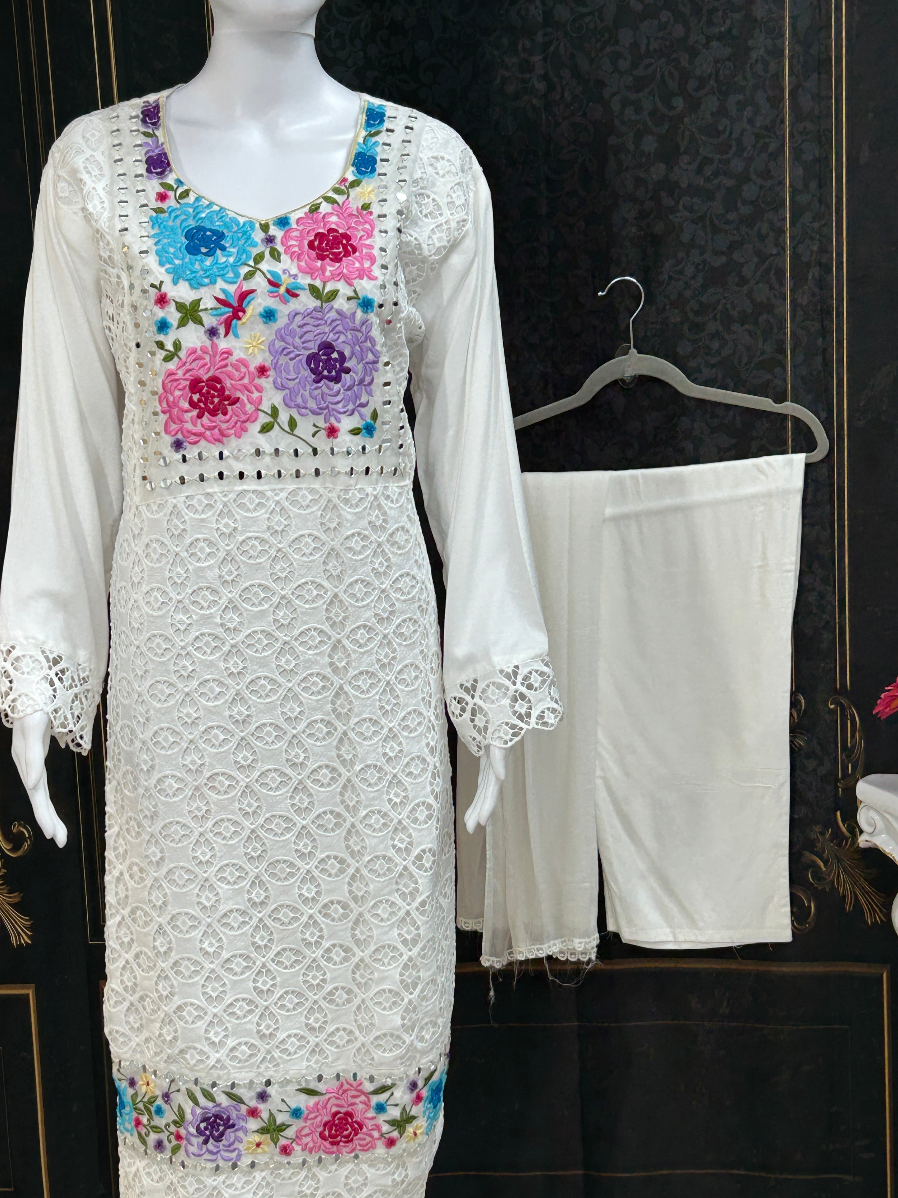 Full Crochet salwar suit