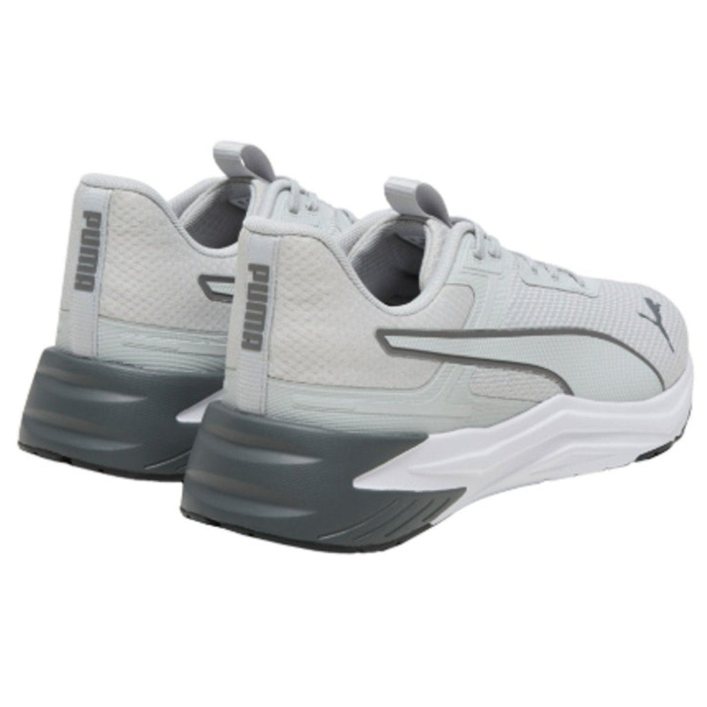 Puma Mens Size 9.5 White Gray Disperse Lace Up Athletic Sneaker Shoes w Box