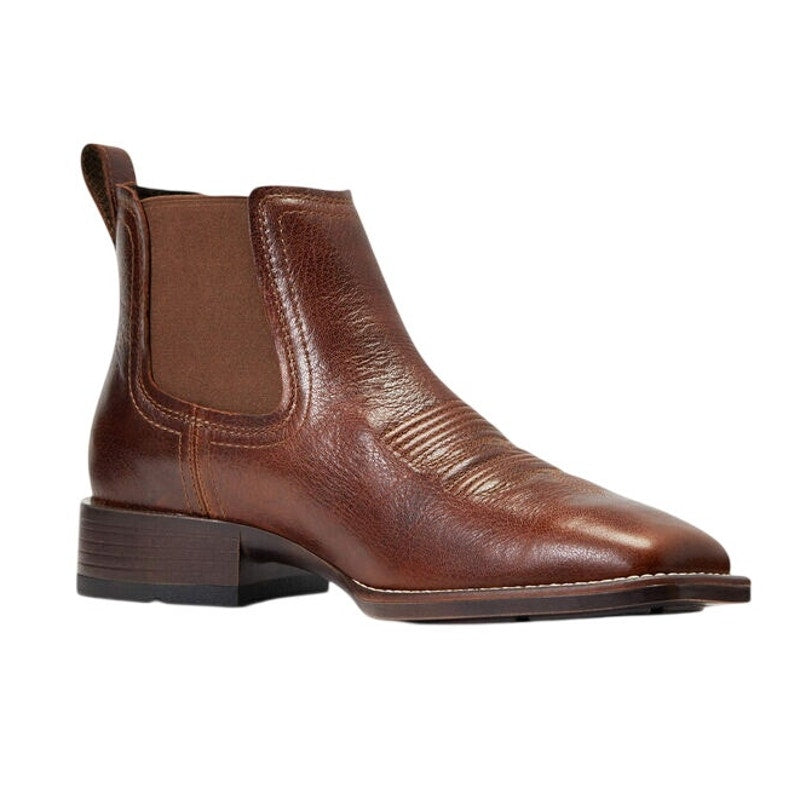 New in Box Ariat Mens 7 Royal Brown Booker Ultra Chelsea Leather Western Boots