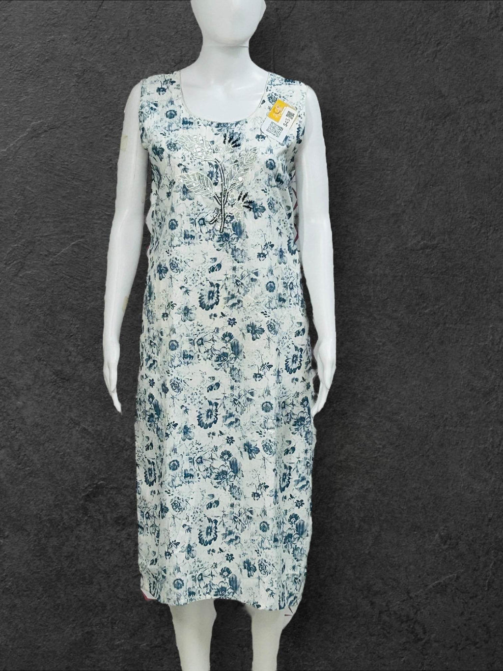 Printed white Kurti