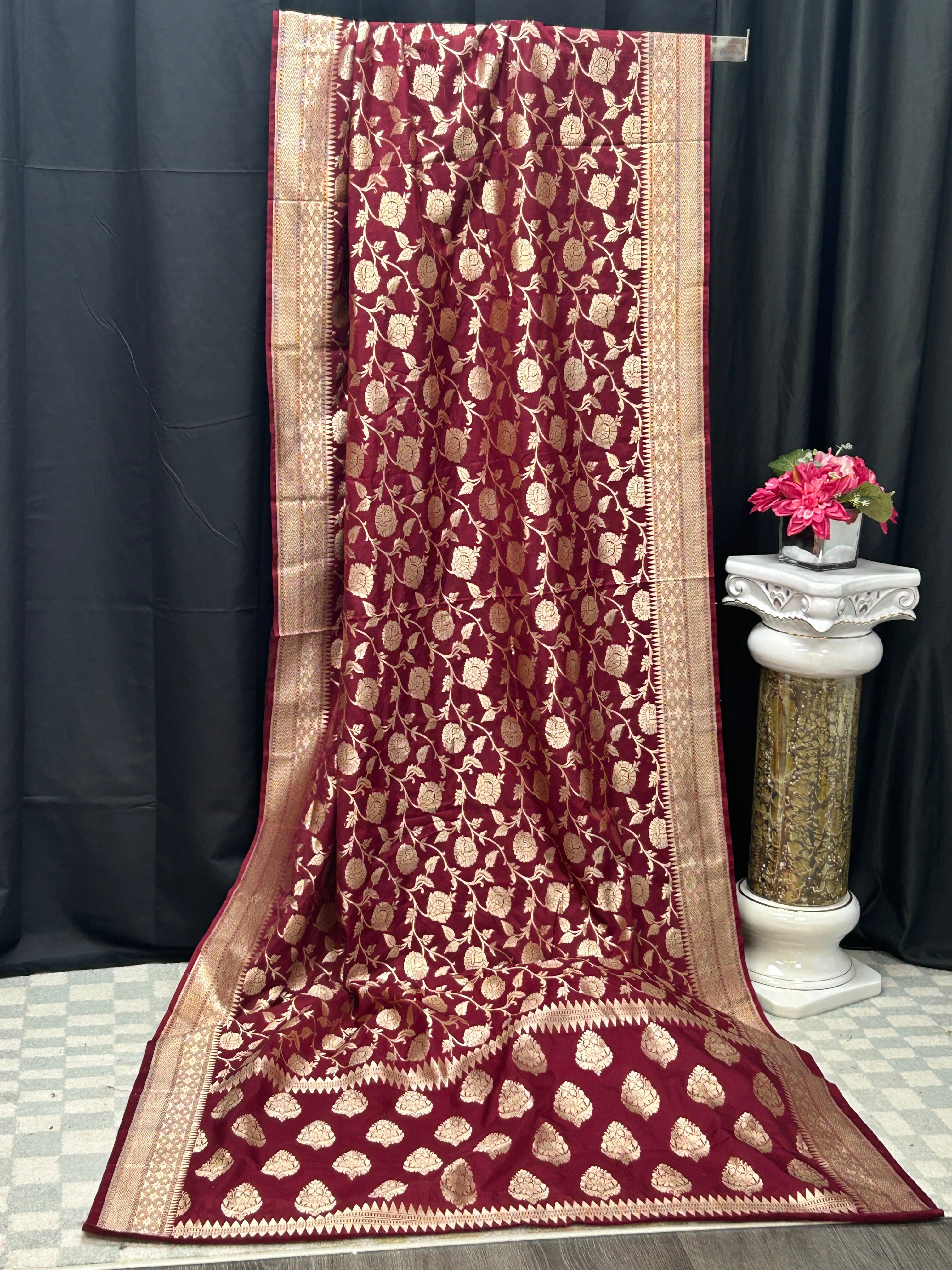 Mashru silk Banarasi saree
