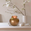 Orchid Urn for Loved ones [Keepsake Size] Handmade - GOLD