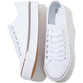 New Fracora Womens Size 11 White Canvas Lace Up Classic Sneaker Low Top Shoes