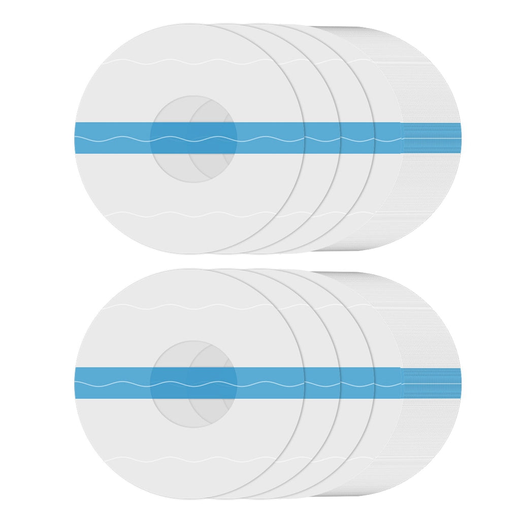 100Pcs Sensor Covers for Libre Waterproof Sweatproof Strong Stick Transparent Invisible Adhesive Patches No Glue Hole On The Center Long Lasting Tape