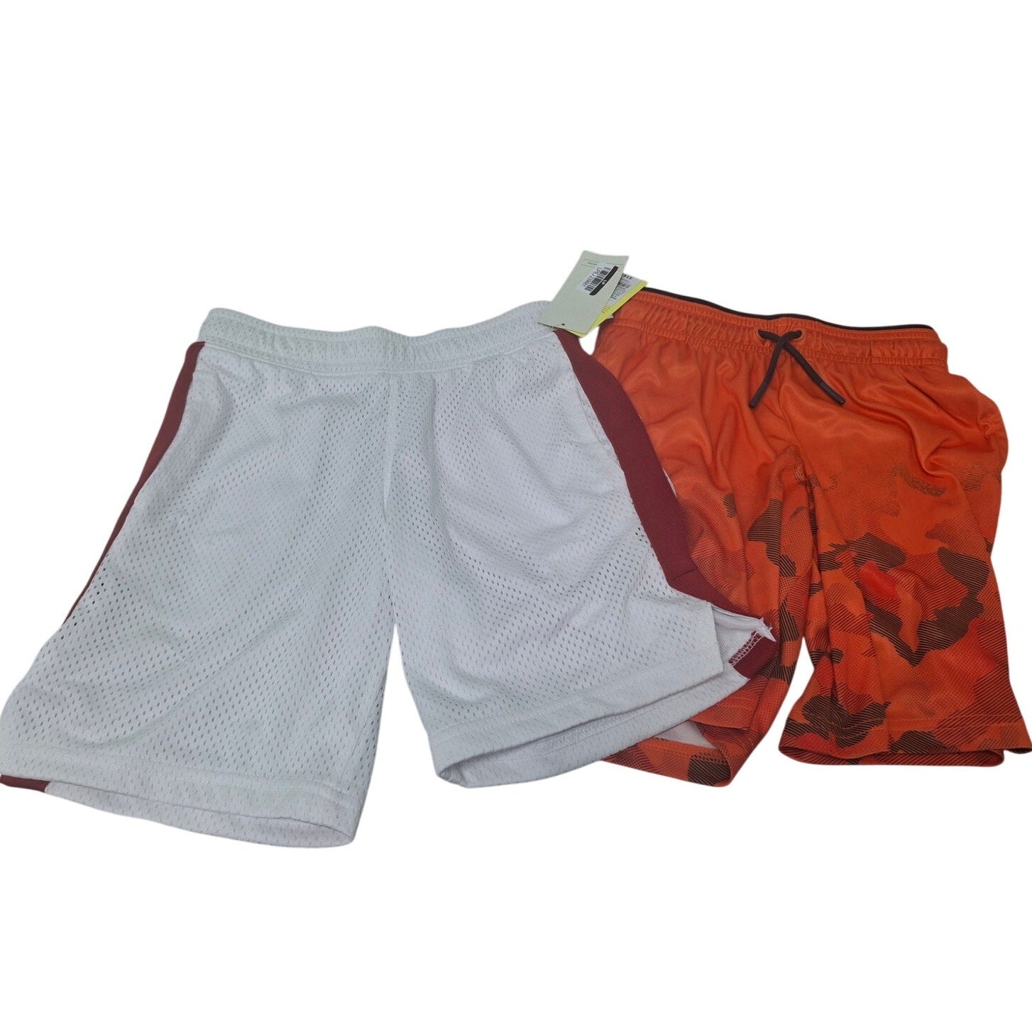 Lot of 2 New All in Motion Boys Small Elastic Drawstring Waist Long Sport Shorts