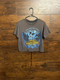 Disney Tee Mickey Rock n Rollercoaster Woman's Laced Back	XS
