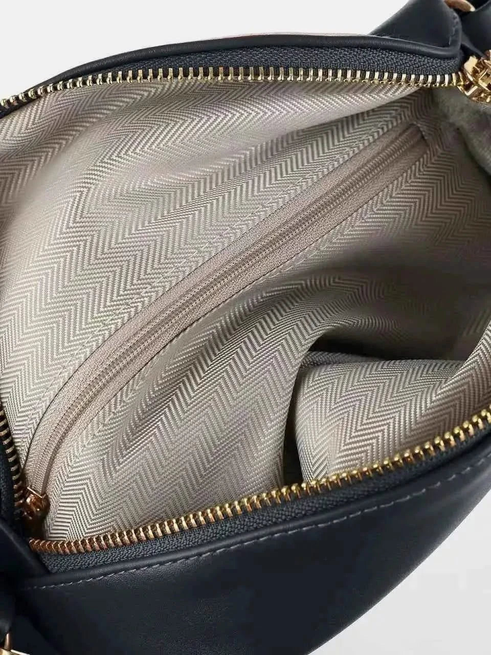 Medium PU Leather Crossbody Bag with Adjustable Strap