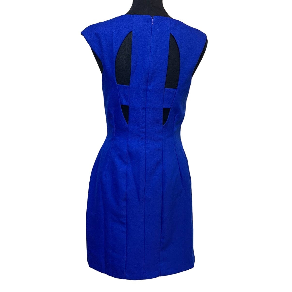 Grey Goose Medium Hand Washable Sleeveless Body Con V Neck Polyester Blend Dress