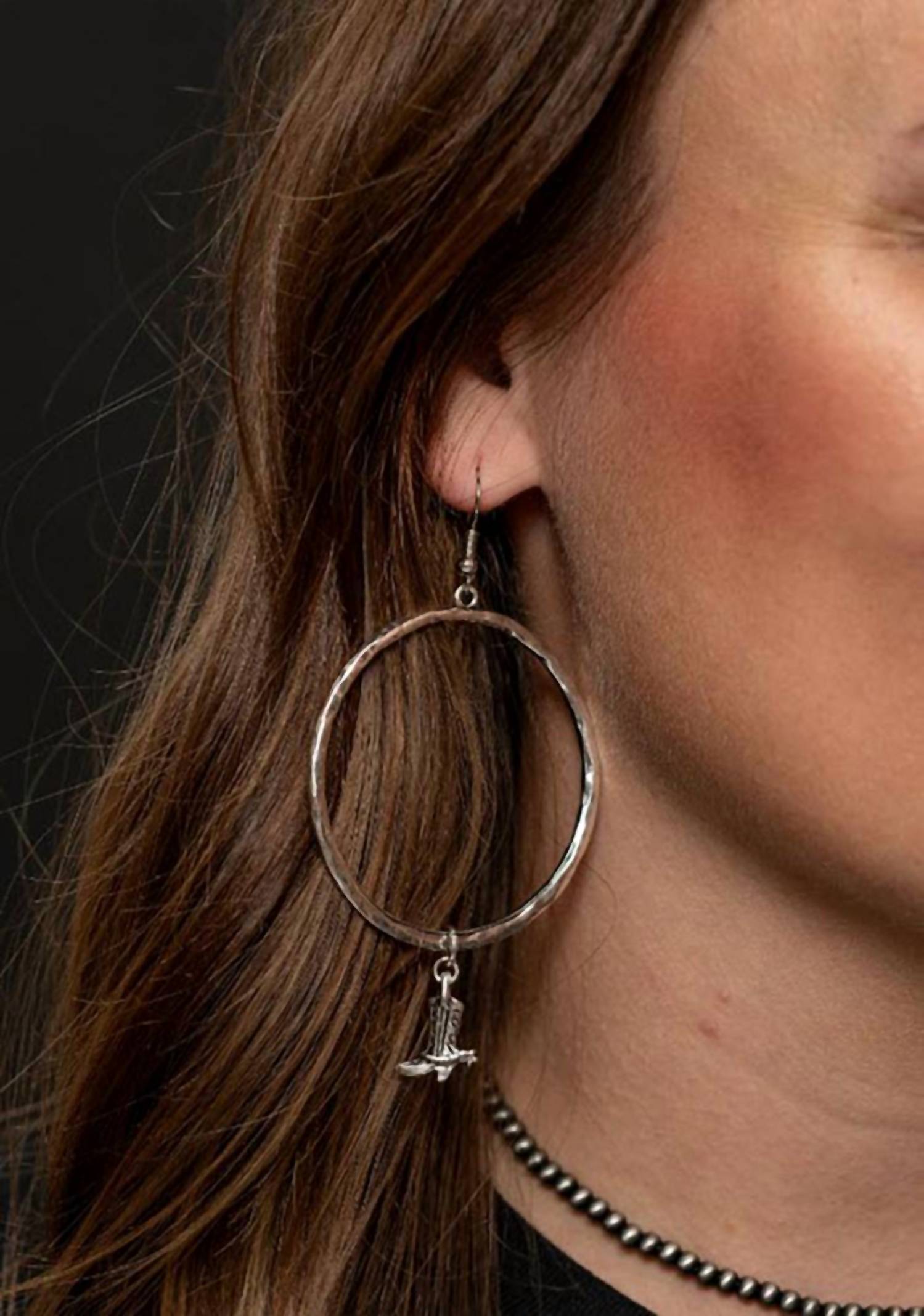 Women's Hammered Earring
