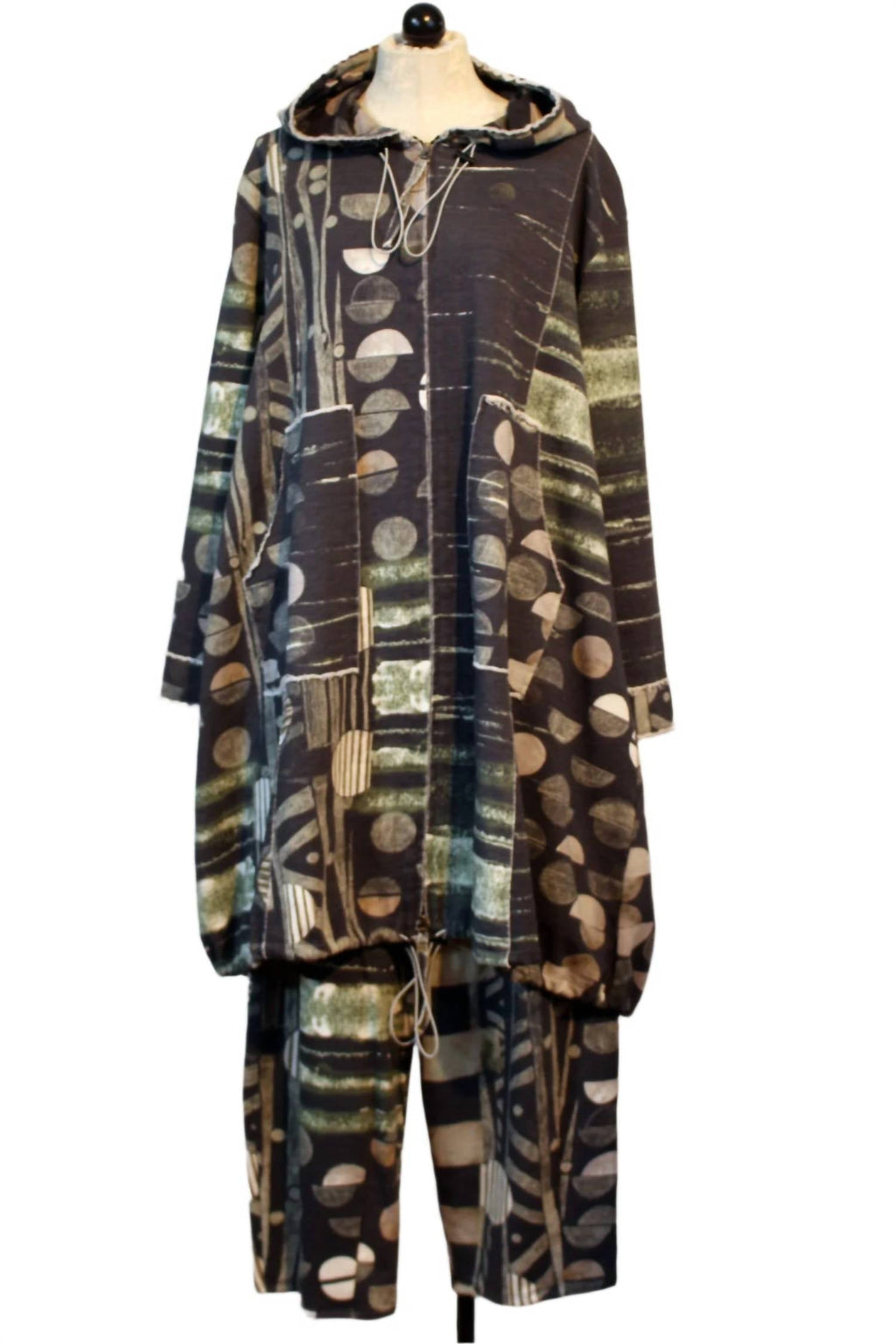 Women's Cotton Hooded Zip Front Coat