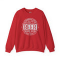 Handcrafted and Always Cold Beer Crewneck Sweatshirt