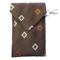 Handmade Upcycled Cosmetic Glasses Purse Pouch Made From Vintage Neck Ties