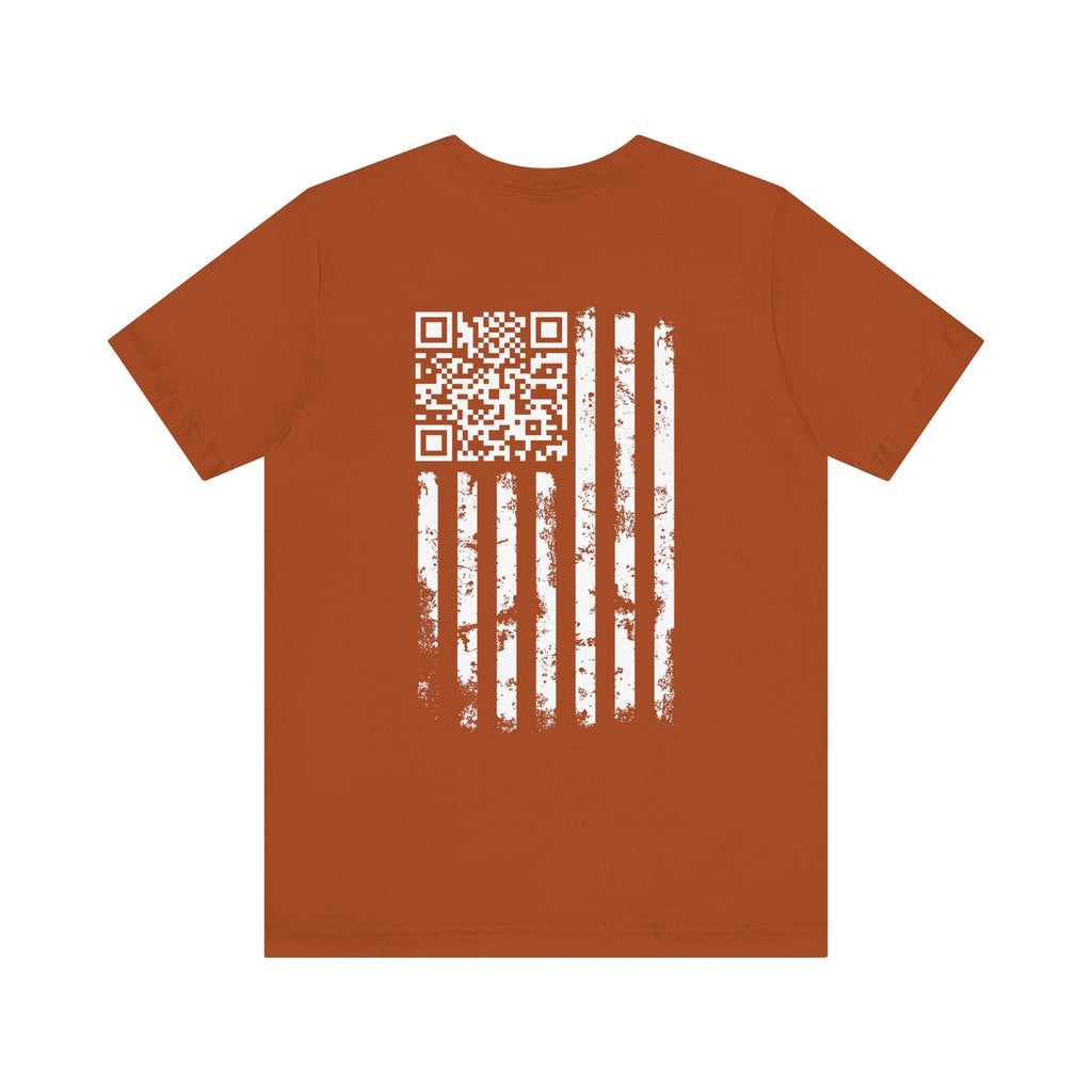 American Flag QR Code T-Shirt