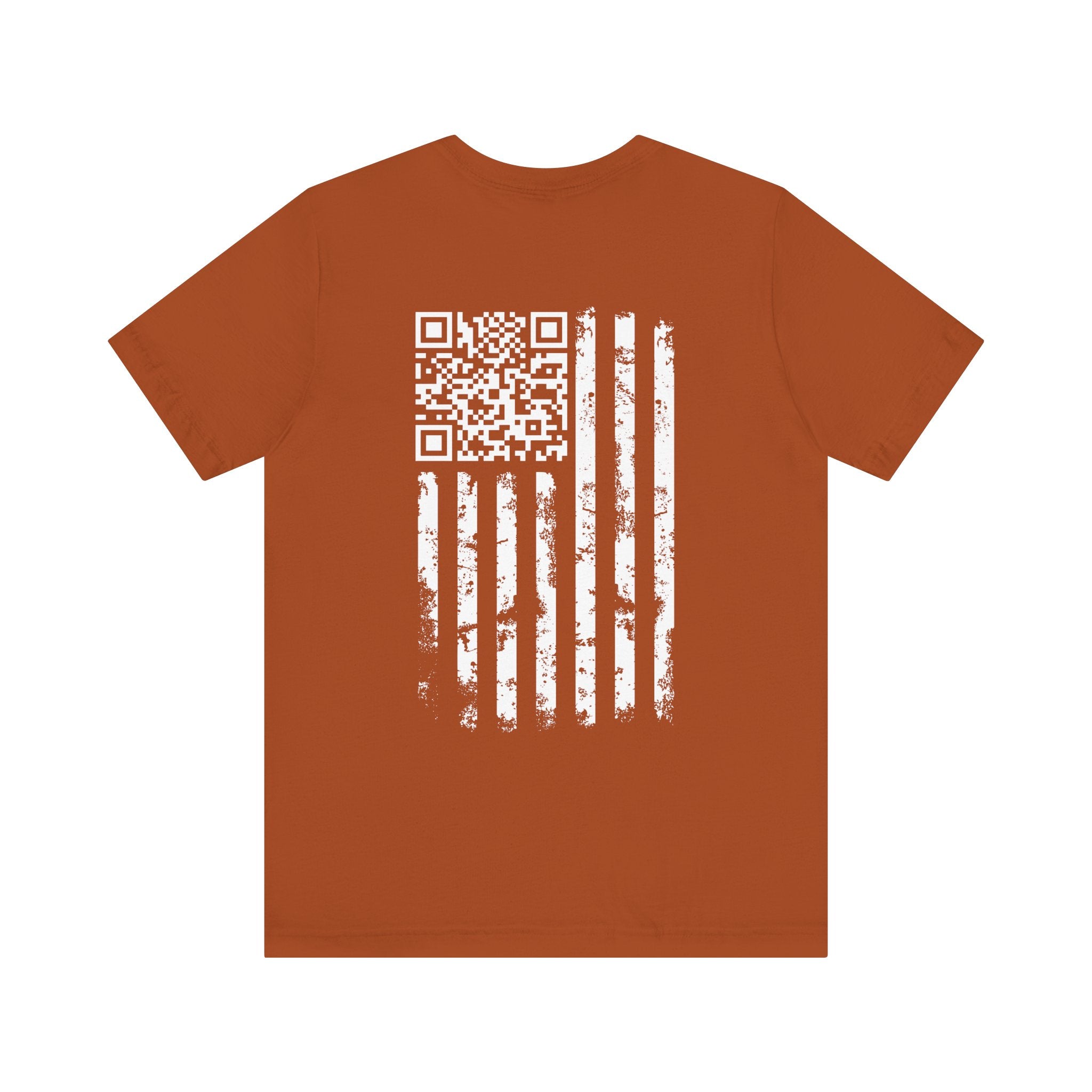 American Flag QR Code T-Shirt