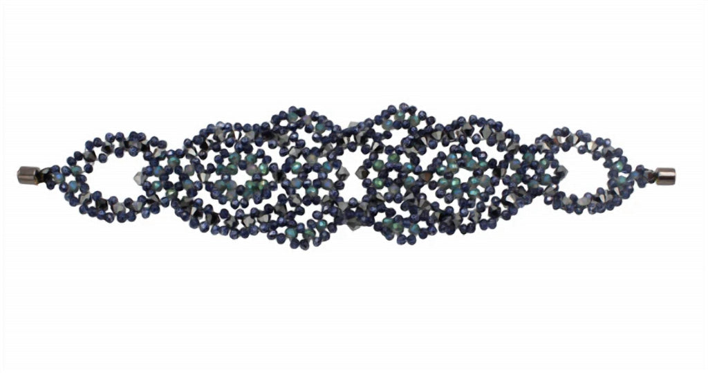 Giulia Handwoven Bead Cuff Bracelet